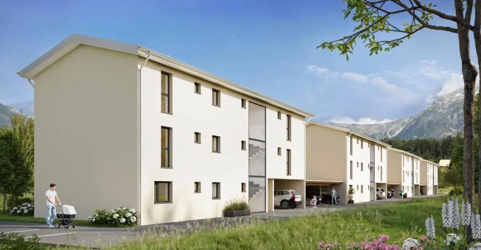 3.5 pces neuf avec jardin 120 m2 à Charrat
