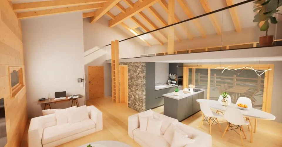 Au coeur des 4 Vallées votre chalet avec une vue à couper le souffle