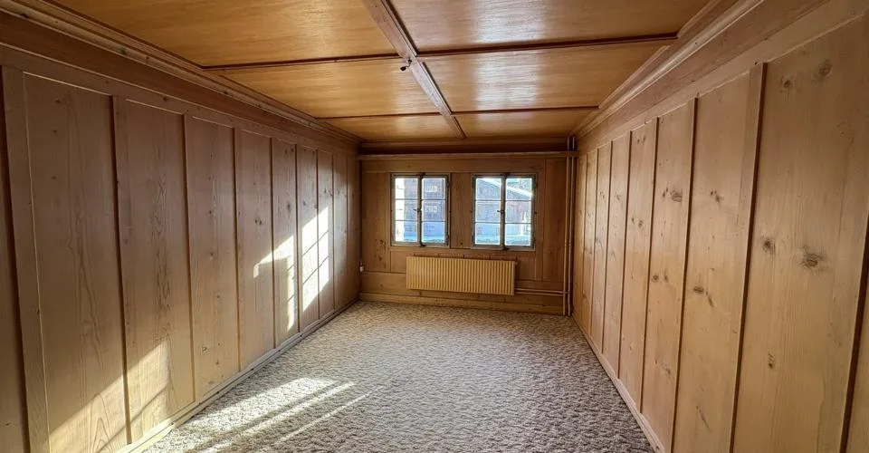 Demi-chalet à rénover avec grande grange