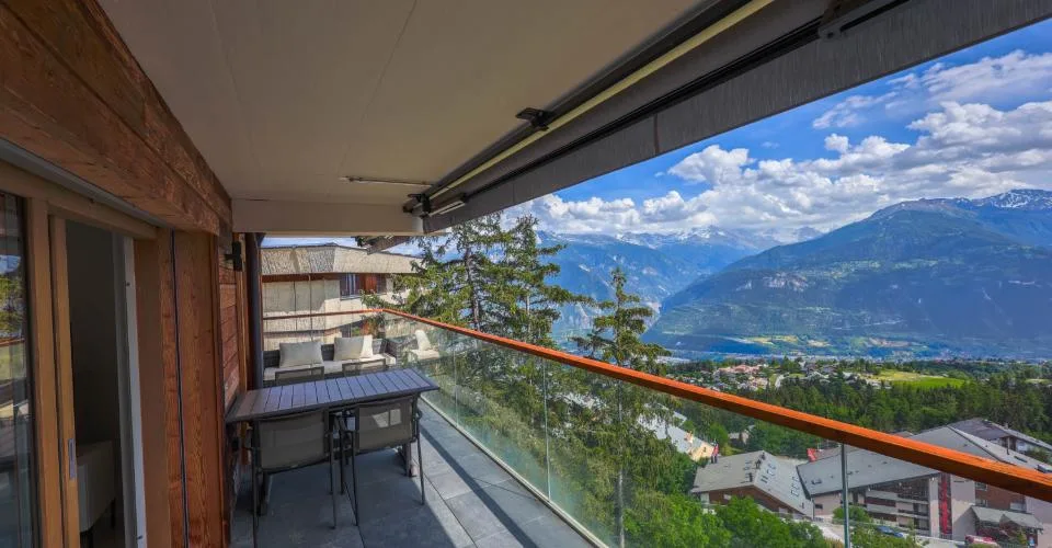 Magnifique vue à Crans-Montana