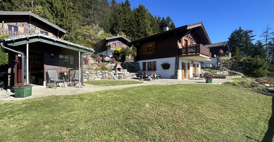 Chalet de vacances avec superbe vue
