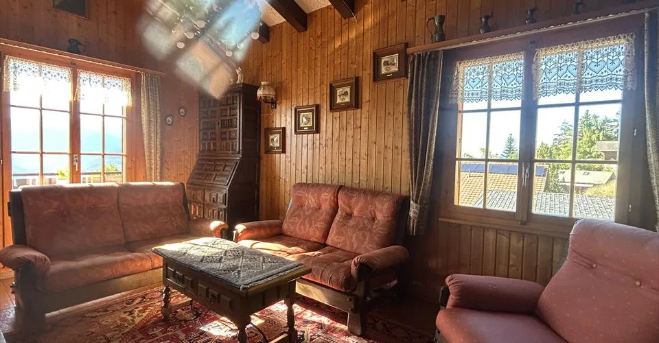 Chalet de vacances avec superbe vue