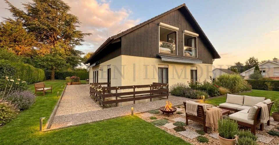 Rare à la vente : Villa individuelle familiale au coeur de Genthod !