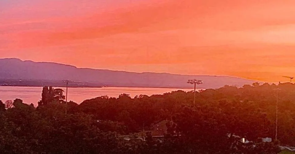 Élégance contemporaine avec vue panoramique sur le lac à Cologny