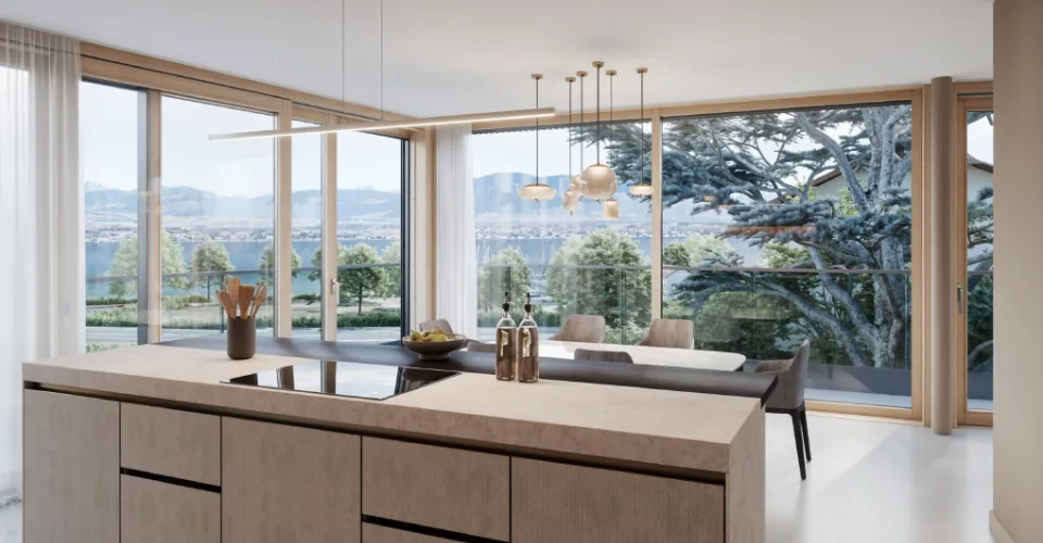 Grande villa de 6 pièces + cuisine + sous-sol avec vue lac aux finitions haut-de-gamme à vendre sur plan – photo 12 sur 15