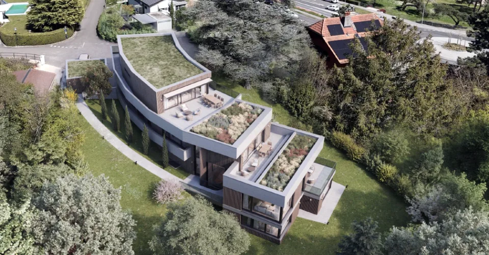 Grande villa de 6 pièces + cuisine + sous-sol avec vue lac aux finitions haut-de-gamme à vendre sur plan – photo 2 sur 15