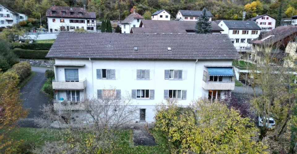Frinvillier, immeuble de rendement 6 app, 4 garages - entièrement loué
