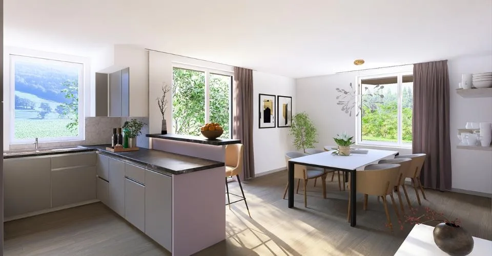 Promotions de 15 villas mitoyennes de 5 et 6 pièces à vendre à Le Mouret