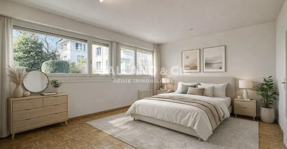 1 lot de PPE: logement principal de 6.5 pces libre et un 3.5 pces loué