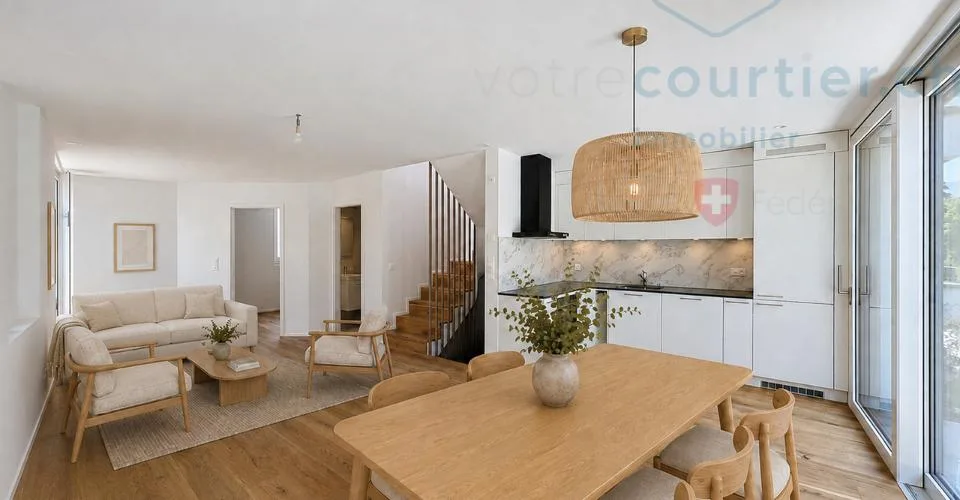 Villa contemporaine neuve en pignon avec jardin - disponible de suite – photo 5 sur 13