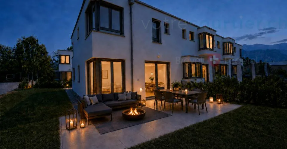 Villa contemporaine neuve en pignon avec jardin - disponible de suite – photo 2 sur 13