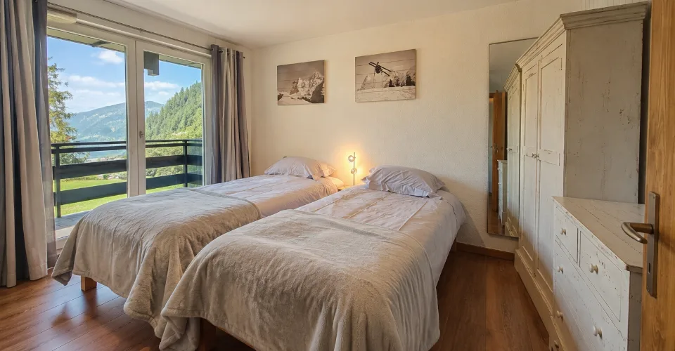 Près de Verbier au pied des pistes Appartement de deux chambres à Siviez