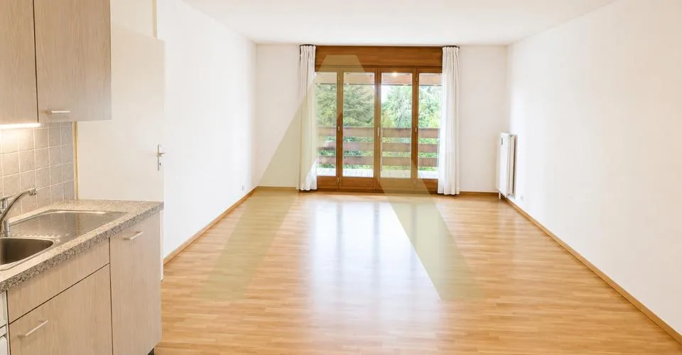 Grand 2,5 pièces avec balcon dans un cadre verdoyant