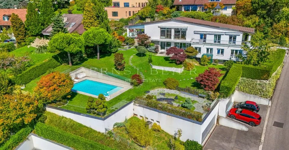 Propriété de prestige avec jardin paysager, piscine et panorama sur le Léman – foto 12 di 12