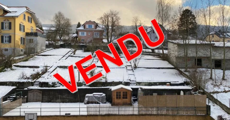 Reconvilier, terrain de 808 m2 constructible