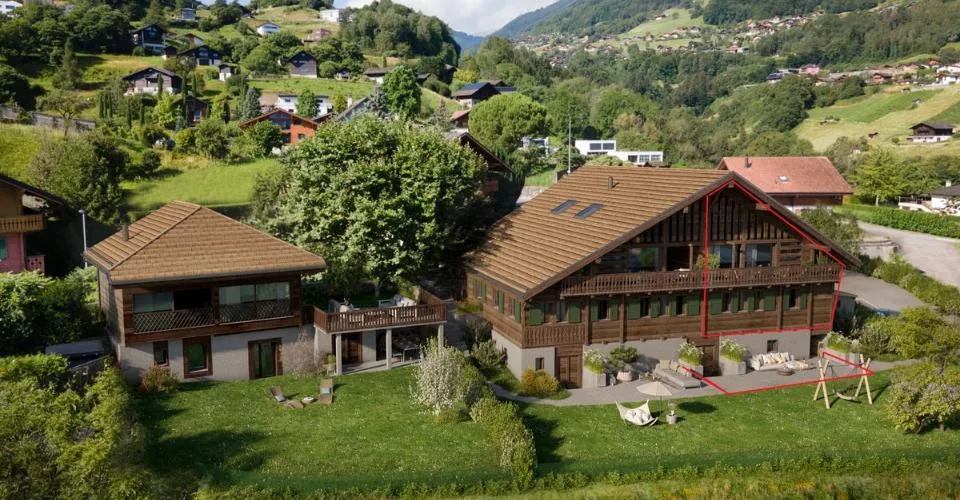 Nouvelle promotion à Choëx de deux appartements en duplex - lot C