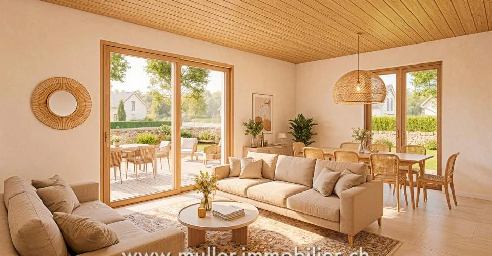 Belle maison en ossature bois en bordure de forêt au calme – photo 2 sur 13