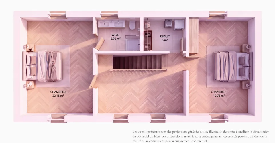 Maison à transformer en deux appartements, permis obtenu – photo 4 sur 5