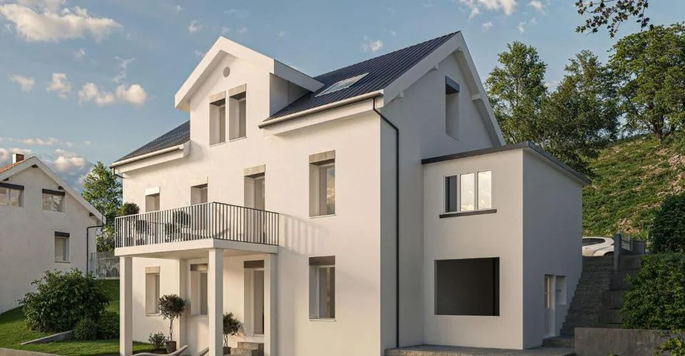 Villeret, maison individuelle rénovée de 2 appartements