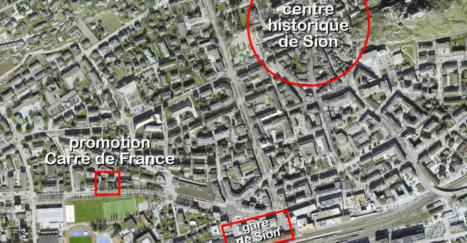Appartement de 2,5 pièces avec grande terrasse.