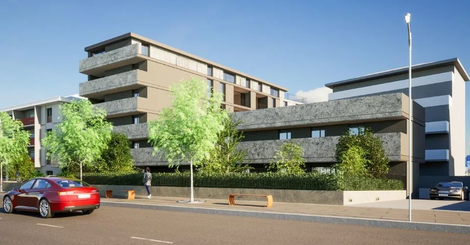 Appartement de 2,5 pièces avec grande terrasse.