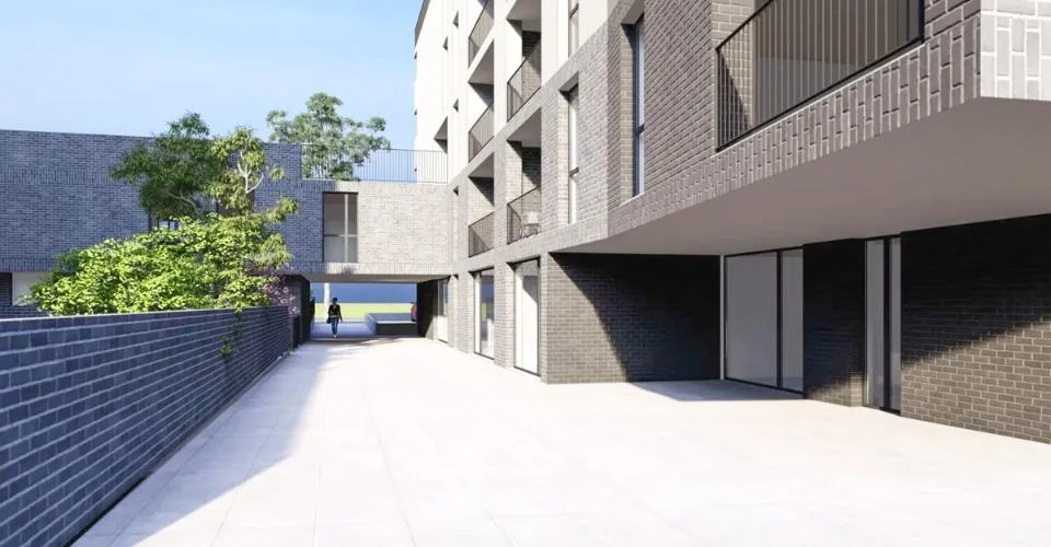 Appartement de 2,5 pièces avec grande terrasse.