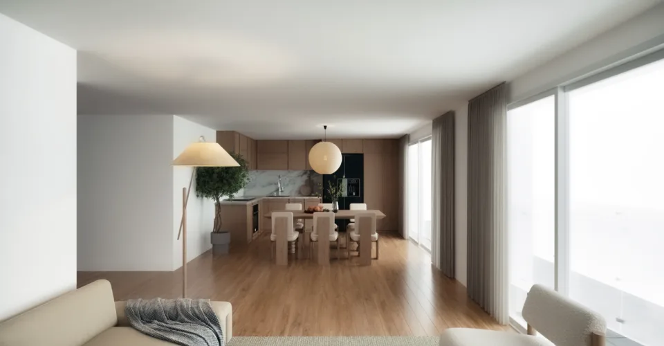 Appartement de 4,5 pièces dans les combles aux Neyres