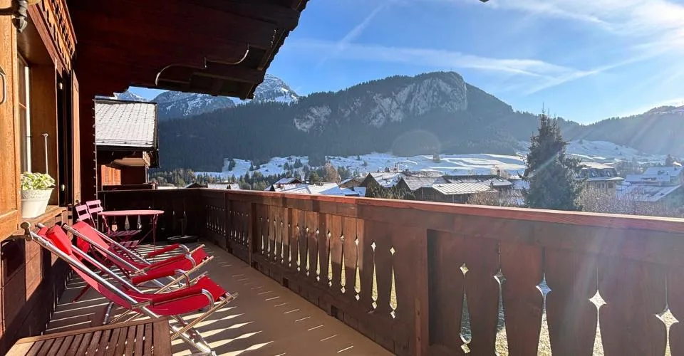 Bel appartement lumineux de 4.5 pièces au centre de Chateau-d'Oex