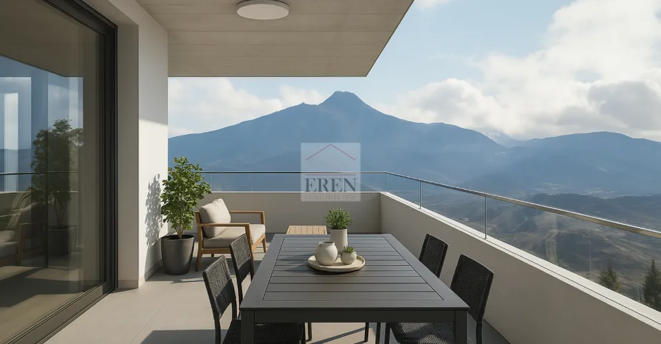 Appartement 3,5 pièces avec grand terrasse sud-est au 2ème étage à Grône