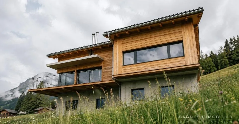 Terrain à bâtir de 746 m² à Vollèges – Vue imprenable sur l'Entremont