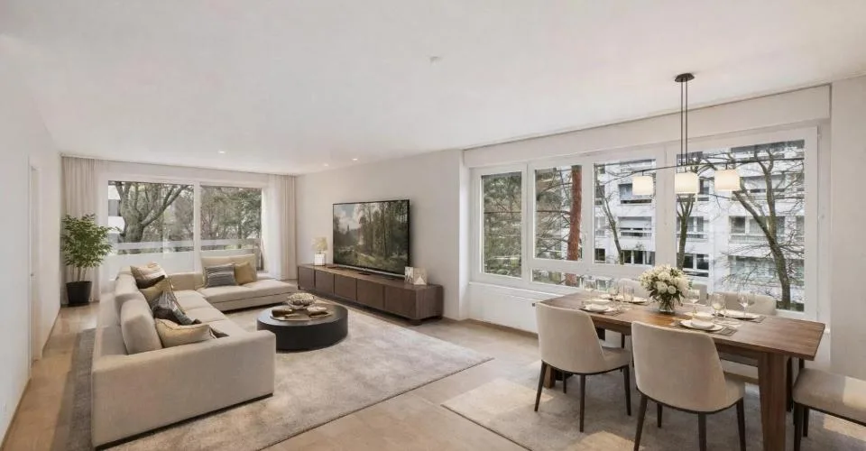 Magnifique appartement de 183 m2 avec deux loggias à Champel