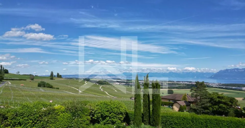 Villa avec vue imprenable sur la Côte, le Lac et les Alpes