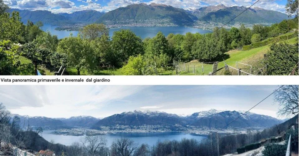 Casa unifamiliare con 4 locali e splendida vista panoramica sul Lago Verbano