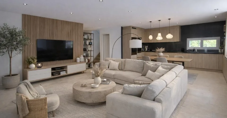 Maison individuelle avec disponible aménagé et entrée indépendante