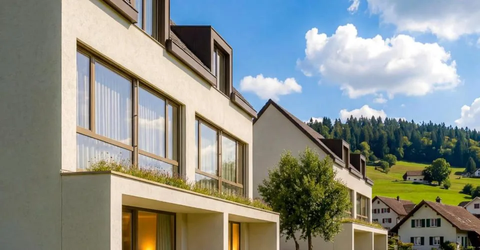 Hochwertiges 6.5-Zimmer Neubau-Doppeleinfamilienhaus C.1 in Oberkulm AG