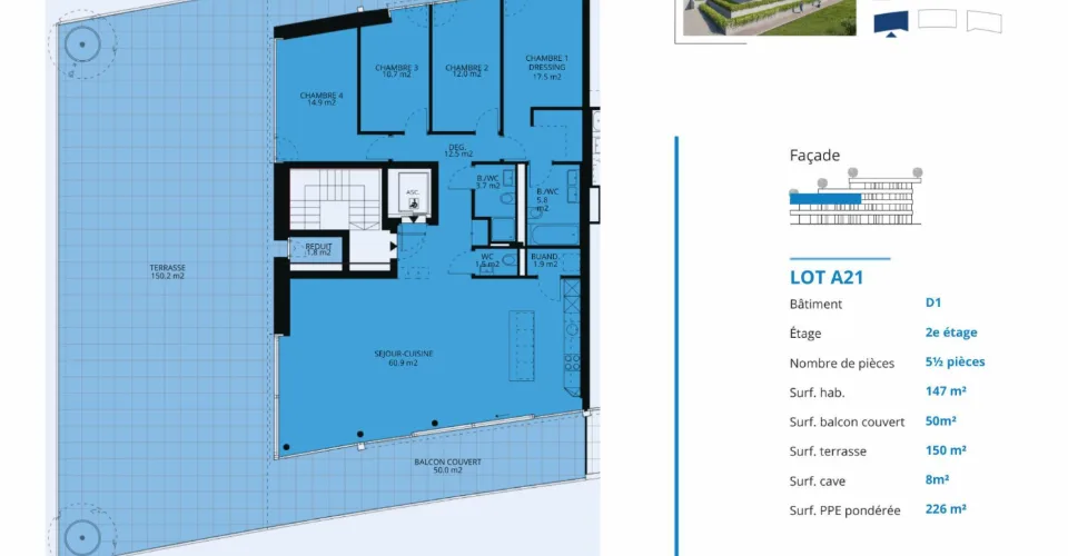 Appartement neuf de 5.5 pièces – photo 13 of 13