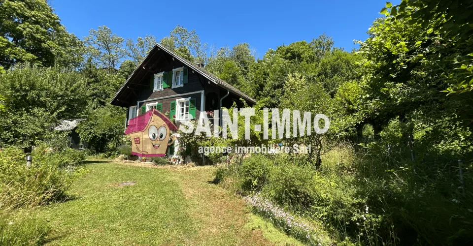 Charmant chalet avec dépendance, garage et jardin arboré sans vis-à-vis