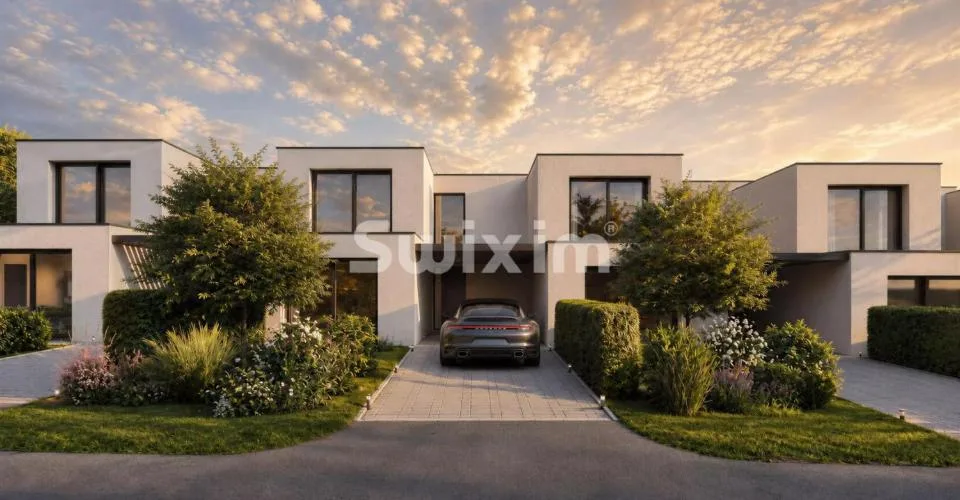 Maison contemporaine HPE à Veyrier, B