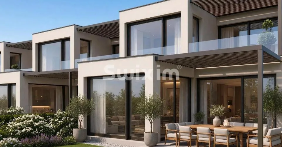 Maison contemporaine HPE à Veyrier, C