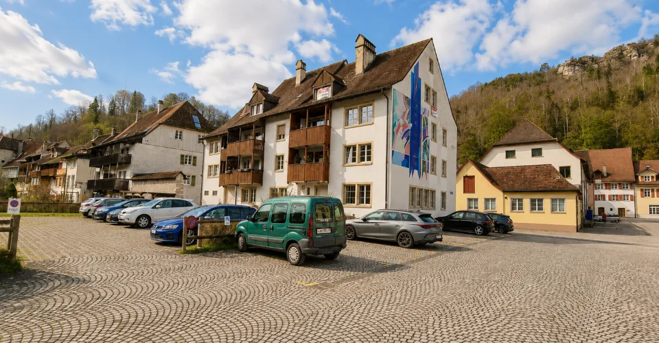 4-Zimmer-Wohnung im Herzen der mittelalterlichen Stadt Saint-Ursanne – Foto 9 von 11