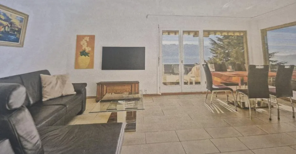 Appartement de 3.5 pces avec vue magique sur le Léman, à Chernex sur Montreux(VD)