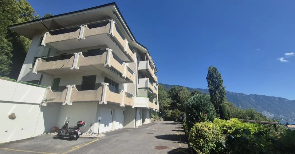 Appartement de 3.5 pces avec vue magique sur le Léman, à Chernex sur Montreux(VD)