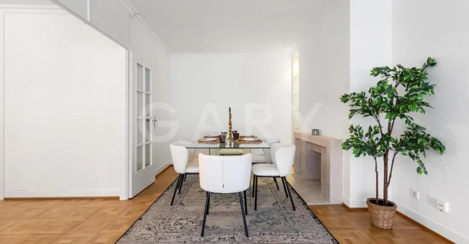 Appartement traversant avec balcons, entièrement rénové & piscines sur le toit