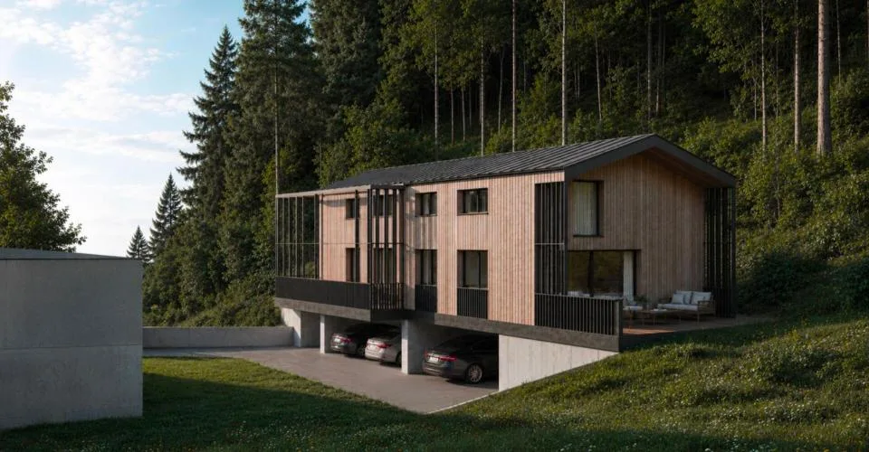 Villa mitoyenne contemporaine de 4.5 pièces à Salins