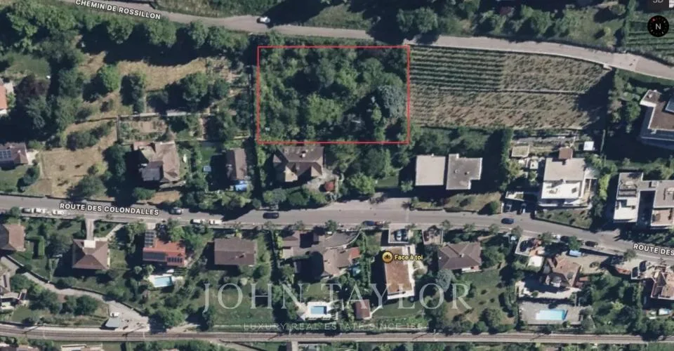 UNE EXCLUSIVITÉ - Terrain avec vue sur le lac Léman