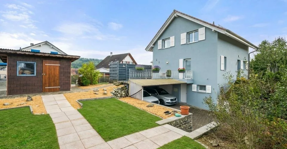Villa familiale avec grand jardin à Domdidier