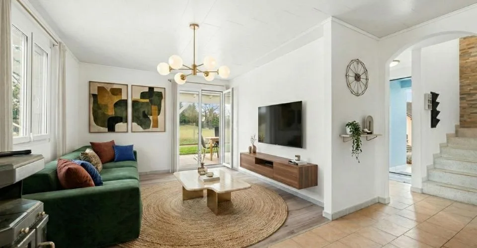 Villa familiale avec grand jardin à Domdidier