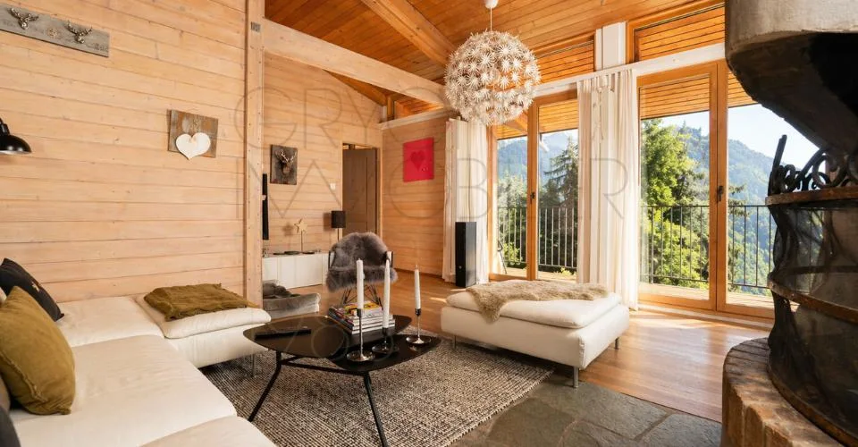 Rareté à Gryon – chalet rénové, vue Dents du Midi et grand jardin – foto 4 di 13