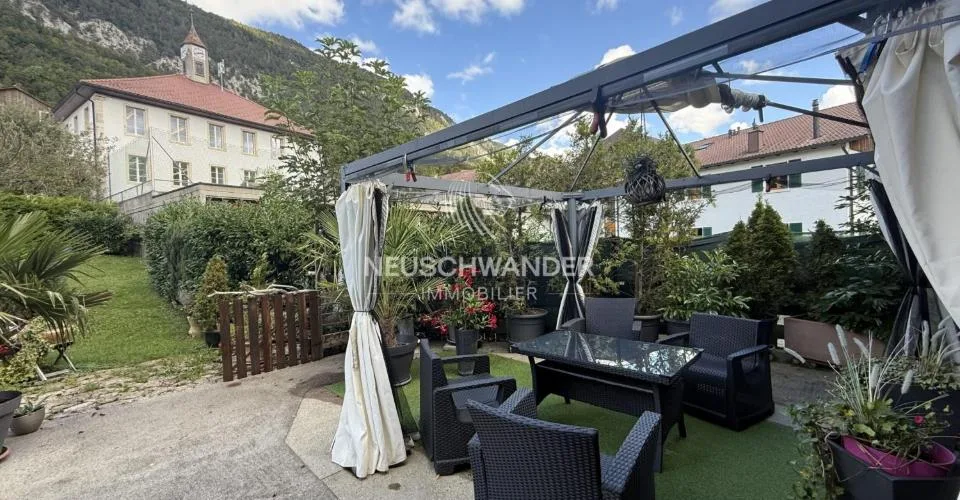 Maison locative de 3 appartements à vendre à Belprahon