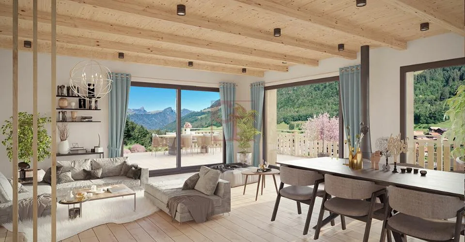 Magnifique chalet sur plan à Jaun